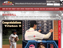 Tablet Screenshot of floridapremiersports.com